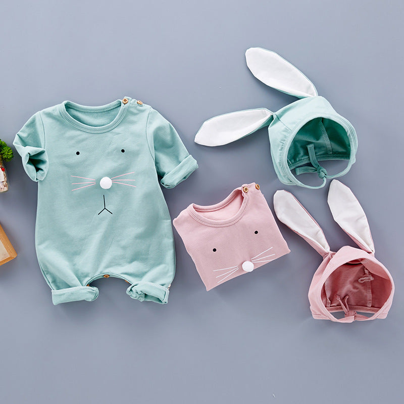 Bunny Snuggles Romper Set - Newborn