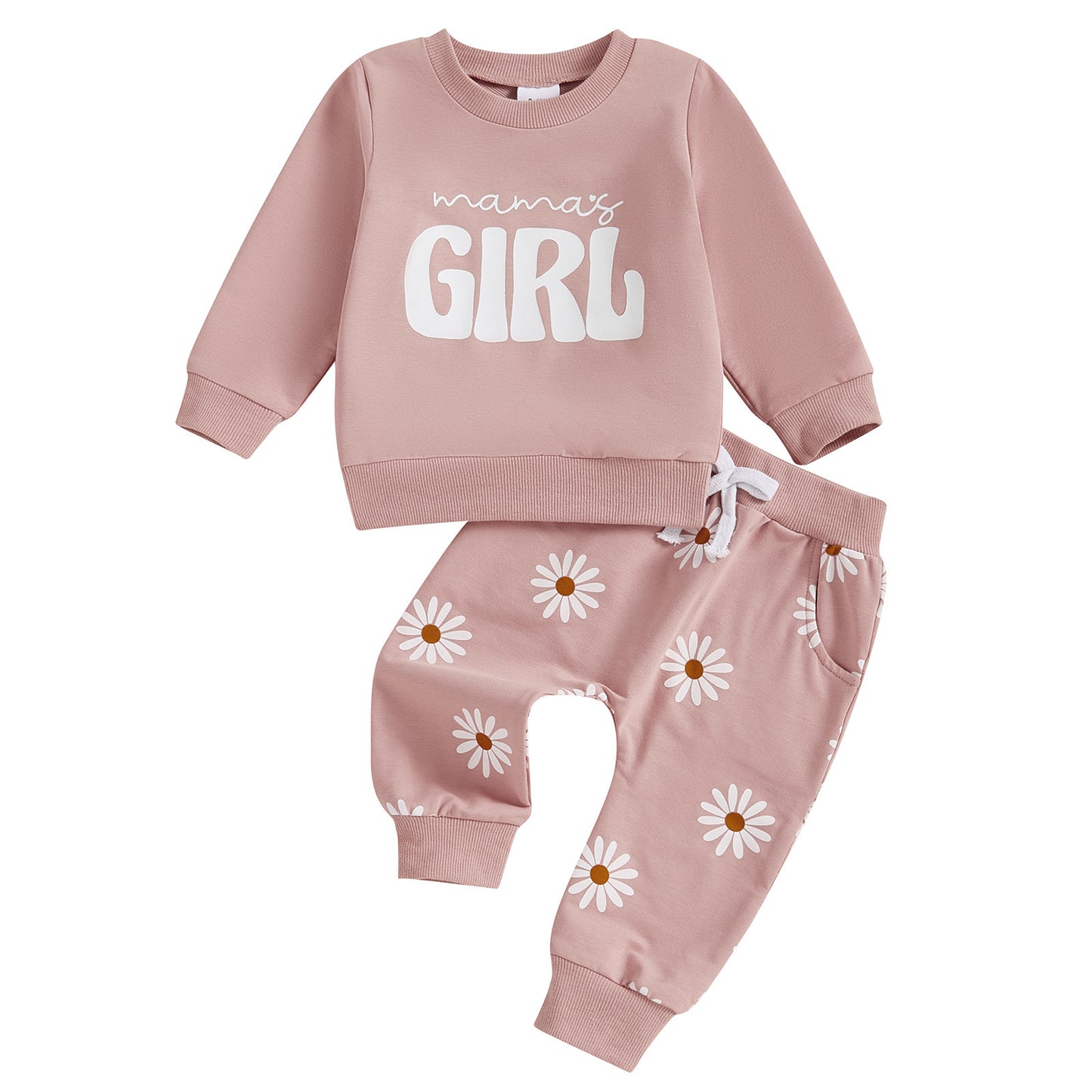Children's Letter Sweater Trousers Suit