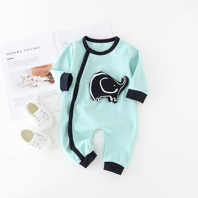 Soft Cotton Onesie - Cute Elephant
