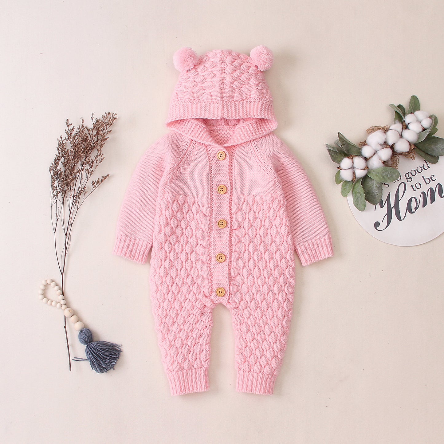 Bear Hug Knit Onesie