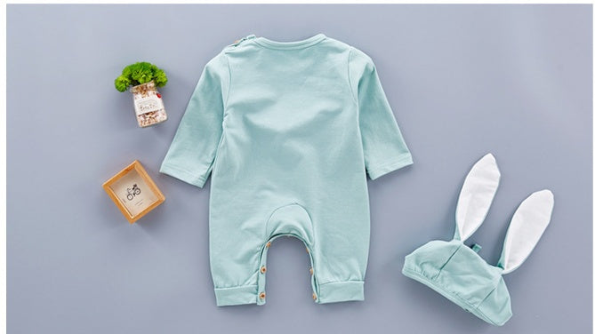 Bunny Snuggles Romper Set - Newborn