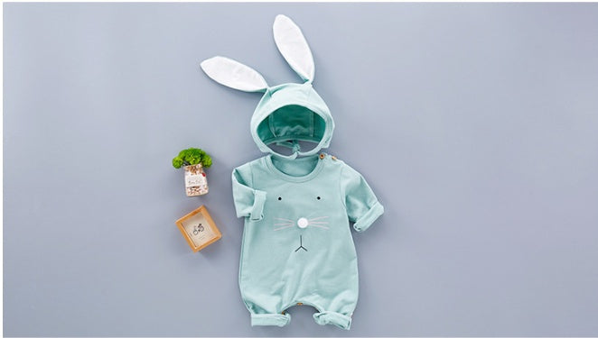 Bunny Snuggles Romper Set - Newborn