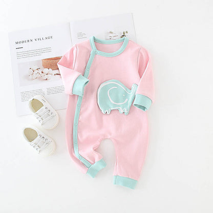 Soft Cotton Onesie - Cute Elephant