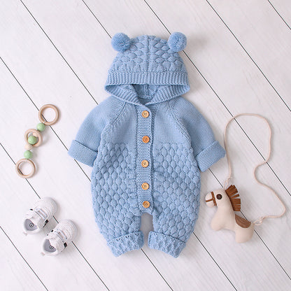 Bear Hug Knit Onesie
