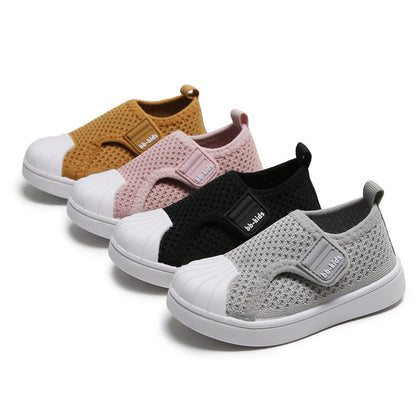 Kids Lightweight Mesh Sneakers with Velcro Strap