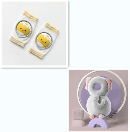 Soft Knee & Elbow Pads with Cartoon Designs