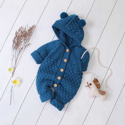 Bear Hug Knit Onesie