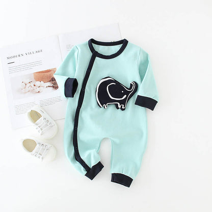 Soft Cotton Onesie - Cute Elephant