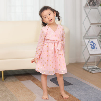 Mom-Daughter Matching Set – Woven Dress & Romper