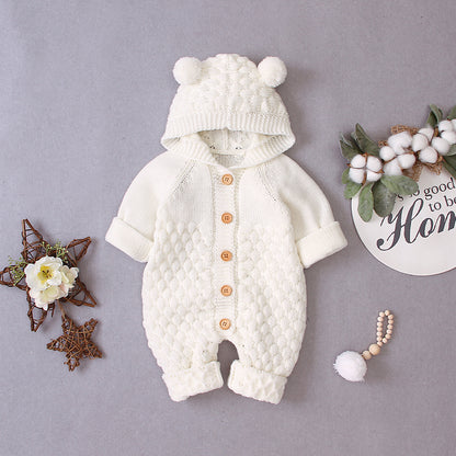 Bear Hug Knit Onesie