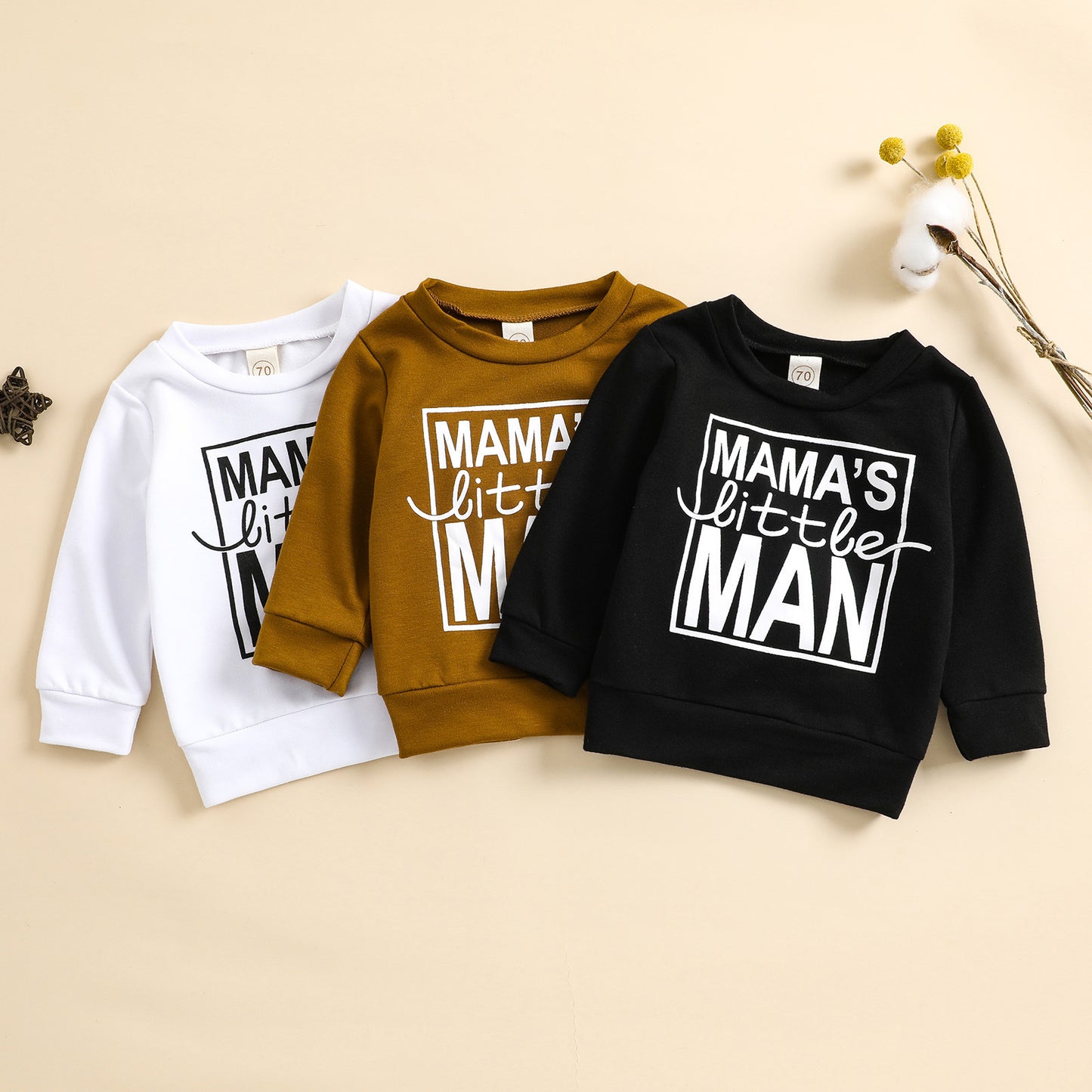 Newborn Sweatshirt – Mama’s Little Man