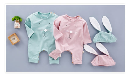 Bunny Snuggles Romper Set - Newborn