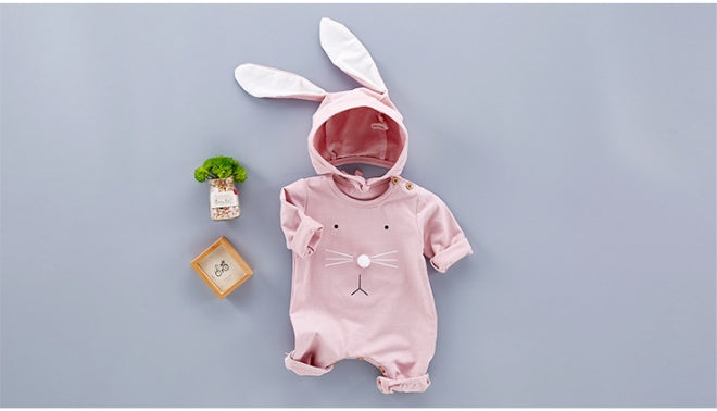 Bunny Snuggles Romper Set - Newborn