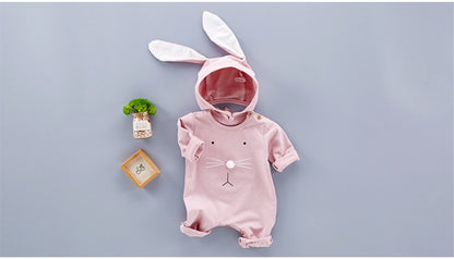 Bunny Snuggles Romper Set - Newborn