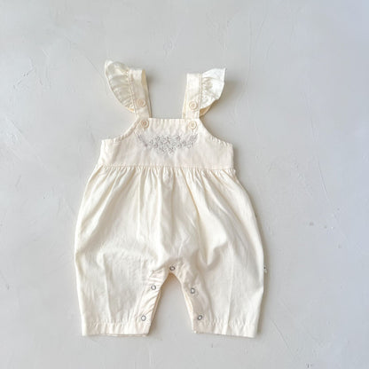 Petite Bloom Ruffle Romper Set